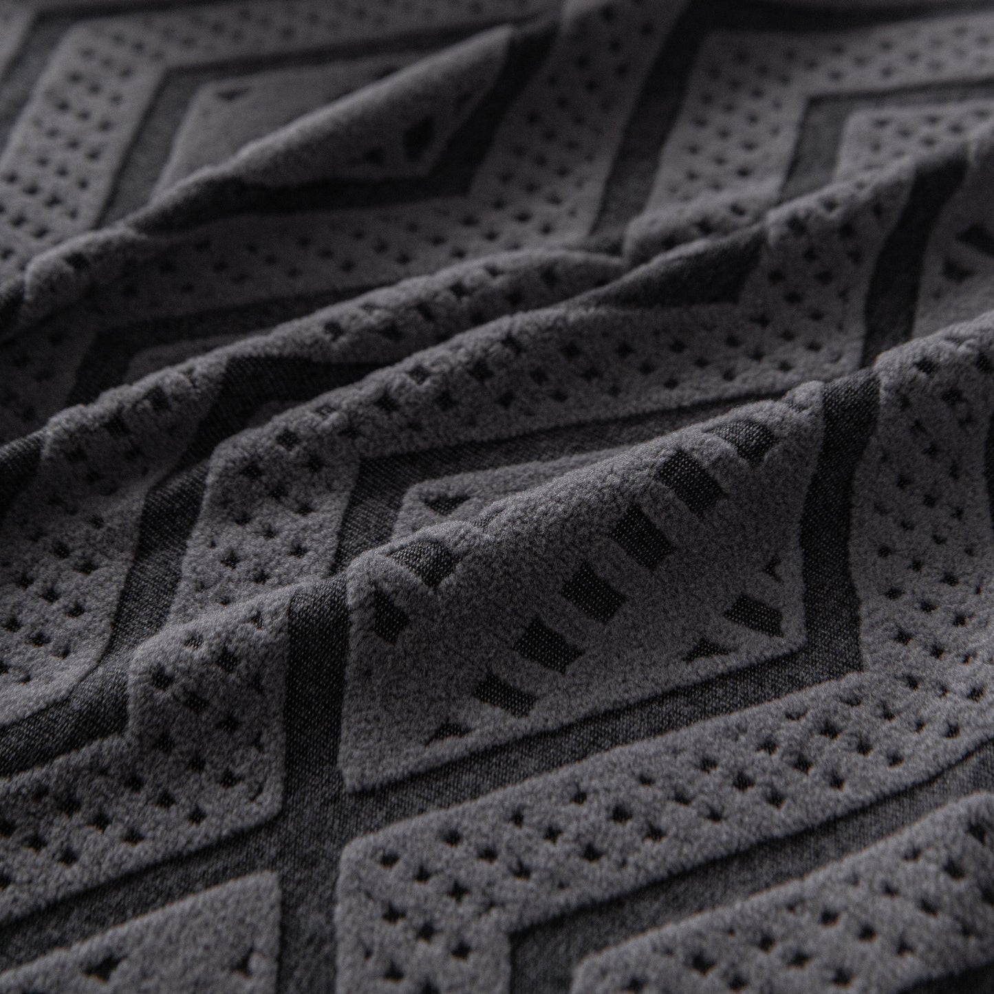 Modern Geometric Jacquard Sofa Slipcover, High Stretch 1-Piece Textured Couch Cover