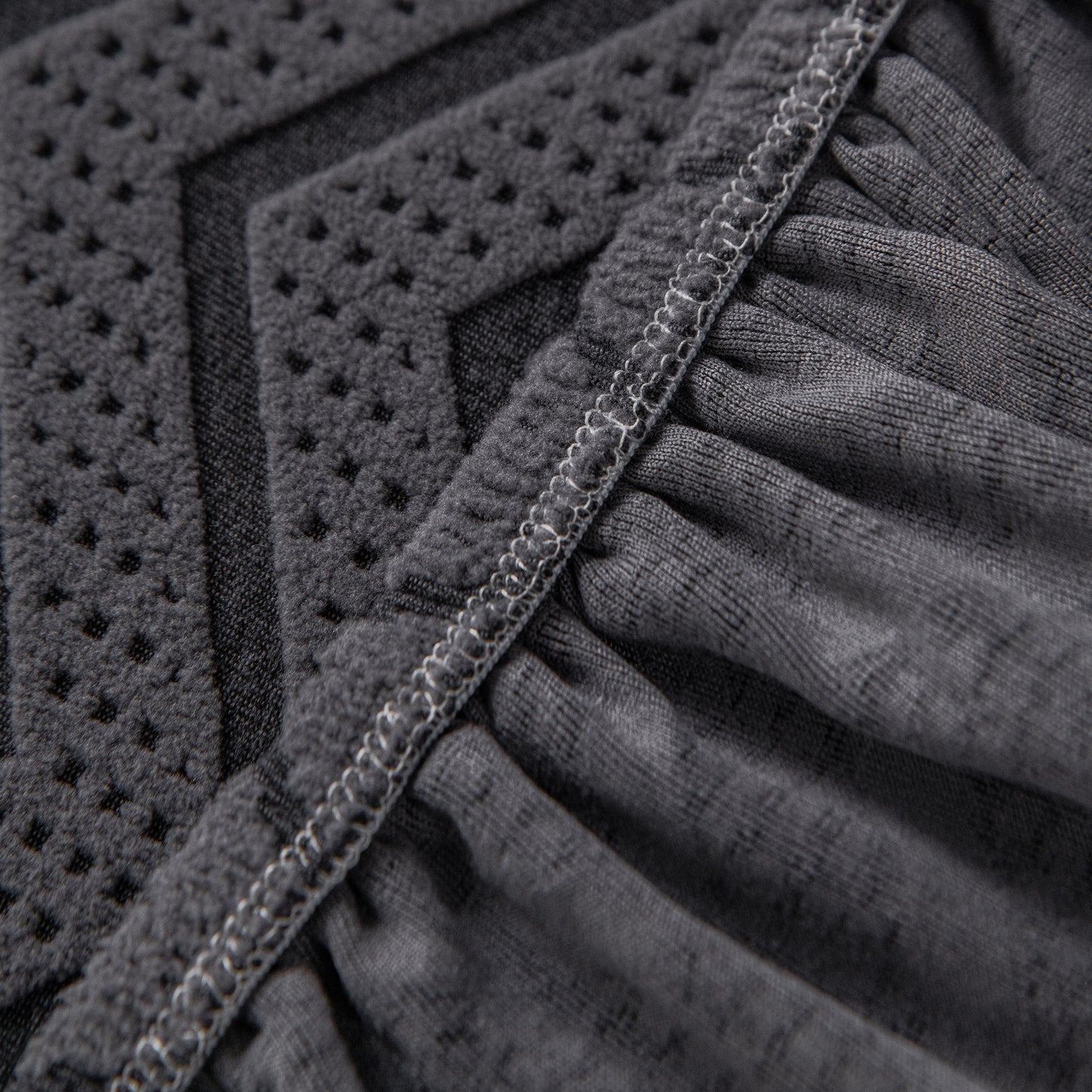 Modern Geometric Jacquard Sofa Slipcover, High Stretch 1-Piece Textured Couch Cover