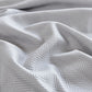 Cooling Ice Silk Soft Sofa Cover Blanket, Woven Geometric Textured Modern Couch Cover