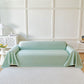 Cooling Ice Silk Soft Sofa Cover Blanket, Woven Geometric Textured Modern Couch Cover
