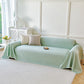 Cooling Ice Silk Soft Sofa Cover Blanket, Woven Geometric Textured Modern Couch Cover