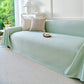 Cooling Ice Silk Soft Sofa Cover Blanket, Woven Geometric Textured Modern Couch Cover