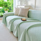 Cooling Ice Silk Soft Sofa Cover Blanket, Woven Geometric Textured Modern Couch Cover