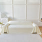 Cooling Ice Silk Soft Sofa Cover Blanket, Woven Geometric Textured Modern Couch Cover