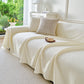 Cooling Ice Silk Soft Sofa Cover Blanket, Woven Geometric Textured Modern Couch Cover
