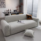 Modern Geometric Jacquard Sofa Slipcover, High Stretch 1-Piece Textured Couch Cover