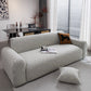 Modern Geometric Jacquard Sofa Slipcover, High Stretch 1-Piece Textured Couch Cover