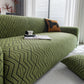 Modern Geometric Jacquard Sofa Slipcover, High Stretch 1-Piece Textured Couch Cover