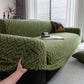 Modern Geometric Jacquard Sofa Slipcover, High Stretch 1-Piece Textured Couch Cover