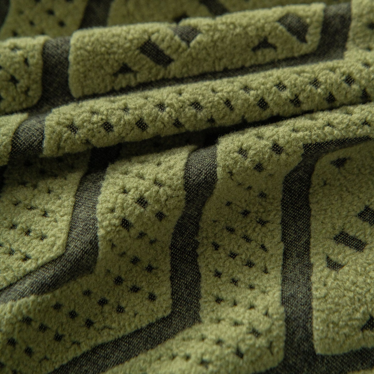 Modern Geometric Jacquard Sofa Slipcover, High Stretch 1-Piece Textured Couch Cover