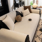 Chevron Textured Chenille Sofa Cover, Non-Slip Furniture Protector for Pets, Kids