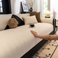 Chevron Textured Chenille Sofa Cover, Non-Slip Furniture Protector for Pets, Kids