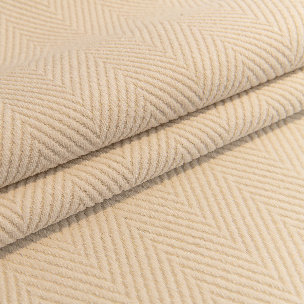 Chevron Textured Chenille Sofa Cover, Non-Slip Furniture Protector for Pets, Kids