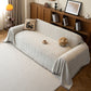 Oversized Classic Textured Herringbone Sofa Throw Cover, Raised Woven Couch Protector