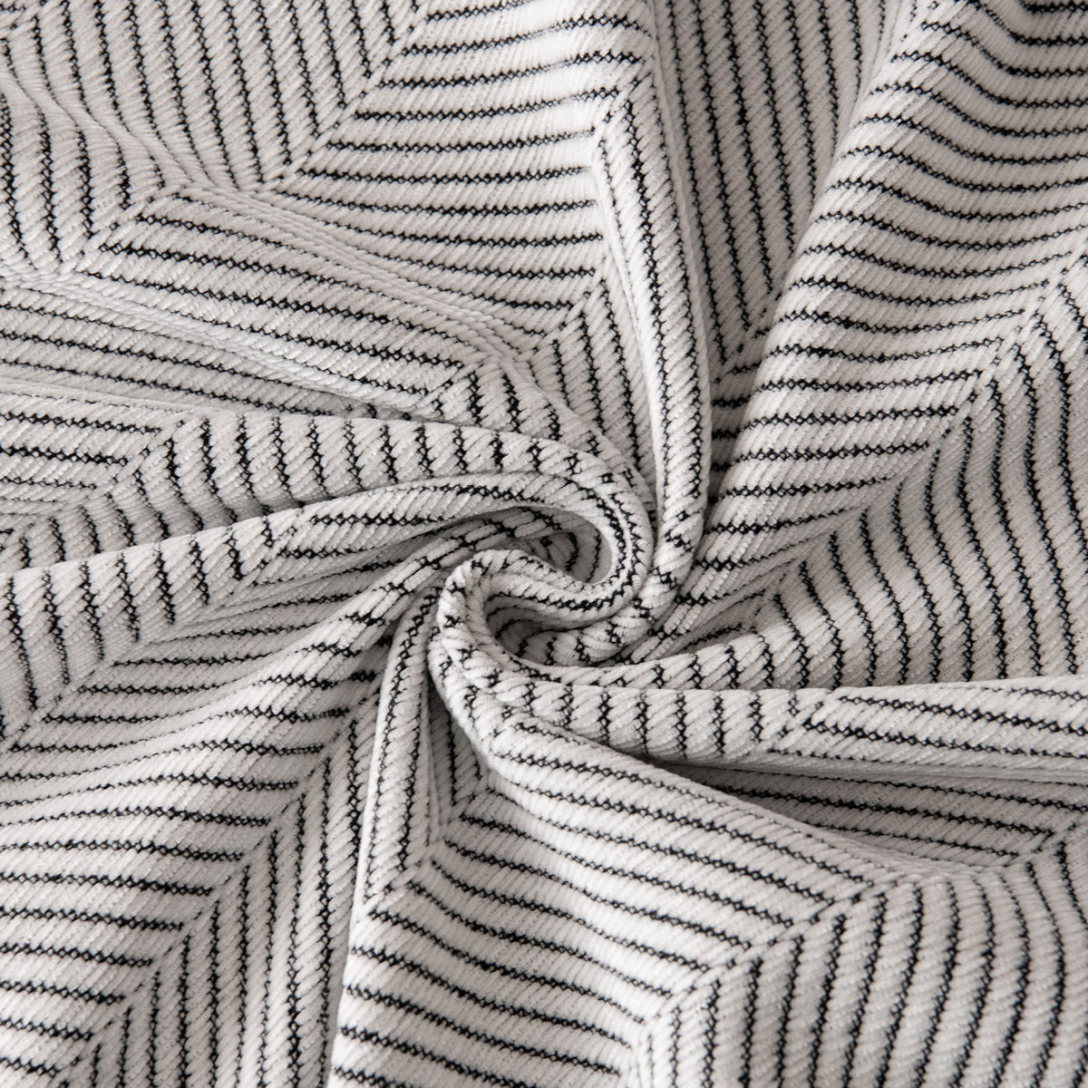 Oversized Classic Textured Herringbone Sofa Throw Cover, Raised Woven Couch Protector