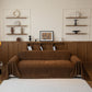 Oversized Classic Textured Herringbone Sofa Throw Cover, Raised Woven Couch Protector