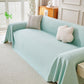 Cooling Ice Silk Knit Couch Cover, Breathable Pet Friendly Soft Throw Cover for Sofas
