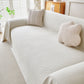 Cooling Ice Silk Knit Couch Cover, Breathable Pet Friendly Soft Throw Cover for Sofas