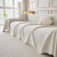 Cooling Ice Silk Knit Couch Cover, Breathable Pet Friendly Soft Throw Cover for Sofas