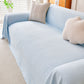 Cooling Ice Silk Knit Couch Cover, Breathable Pet Friendly Soft Throw Cover for Sofas