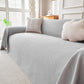 Cooling Ice Silk Knit Couch Cover, Breathable Pet Friendly Soft Throw Cover for Sofas