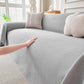 Cooling Ice Silk Knit Couch Cover, Breathable Pet Friendly Soft Throw Cover for Sofas