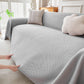 Cooling Ice Silk Knit Couch Cover, Breathable Pet Friendly Soft Throw Cover for Sofas