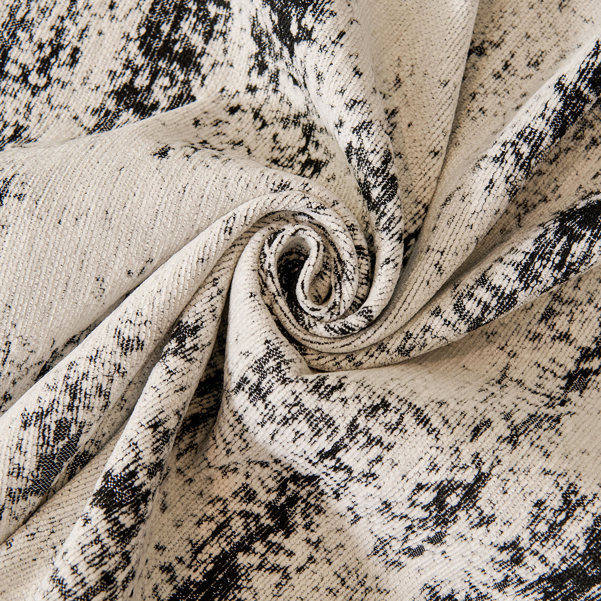 Oversized Abstract Brushstroke Sofa Throw Cover, Woven L Shaped Sectional Couch Cover