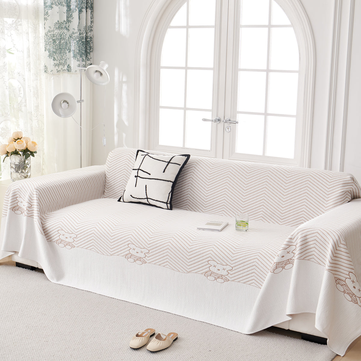 Coole Sommerdecke für Sofas Weich Bequem Leicht Kühlende Sofadecken Be – Slipcover KAS™