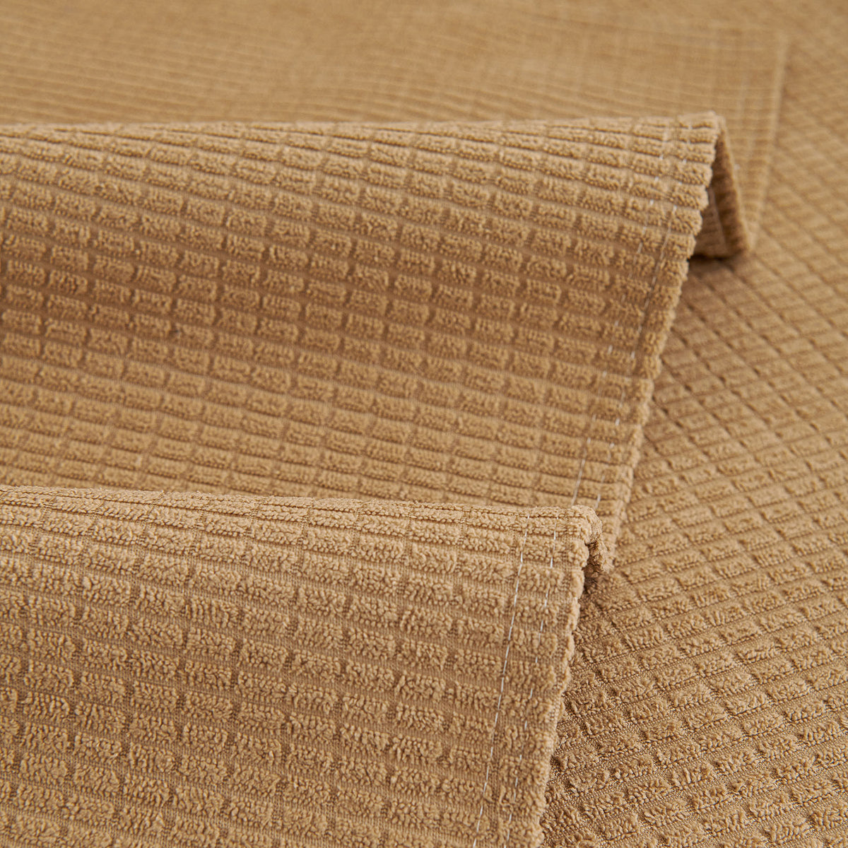 Water-Resistant Waffle Textured Sofa Cover, Non-Slip Couch Protector for Pets & Kids