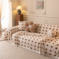 Plush Fleece Sofa Cover Throw, Soft Textured Polka Dot Couch Protector Blanket for Pets