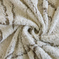Boho Botanical Plush Sofa Throw Cover, Textured Leaf Pattern Slip Covers for Furniture