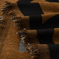 Modern Boho Chenille Sofa Cover Throw Blanket, Abstract Geometric Pattern Couch Cover