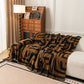 Modern Boho Chenille Sofa Cover Throw Blanket, Abstract Geometric Pattern Couch Cover