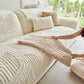 Luxury Plush Non-Slip Sofa Covers, Soft Fuzzy Embossed Sofa Topper & Seat Covers