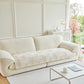 Luxury Plush Non-Slip Sofa Covers, Soft Fuzzy Embossed Sofa Topper & Seat Covers