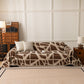 Modern Chenille Bold Abstract Pattern Sofa Cover, Artistic Decorative Furniture Cover