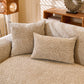 Chenille Herringbone Sofa Protector, Soft Non-Slip Couch Cover with Silicone Backing