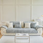 Luxury Plush Non-Slip Sofa Covers, Soft Fuzzy Embossed Sofa Topper & Seat Covers