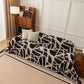Modern Chenille Bold Abstract Pattern Sofa Cover, Artistic Decorative Furniture Cover
