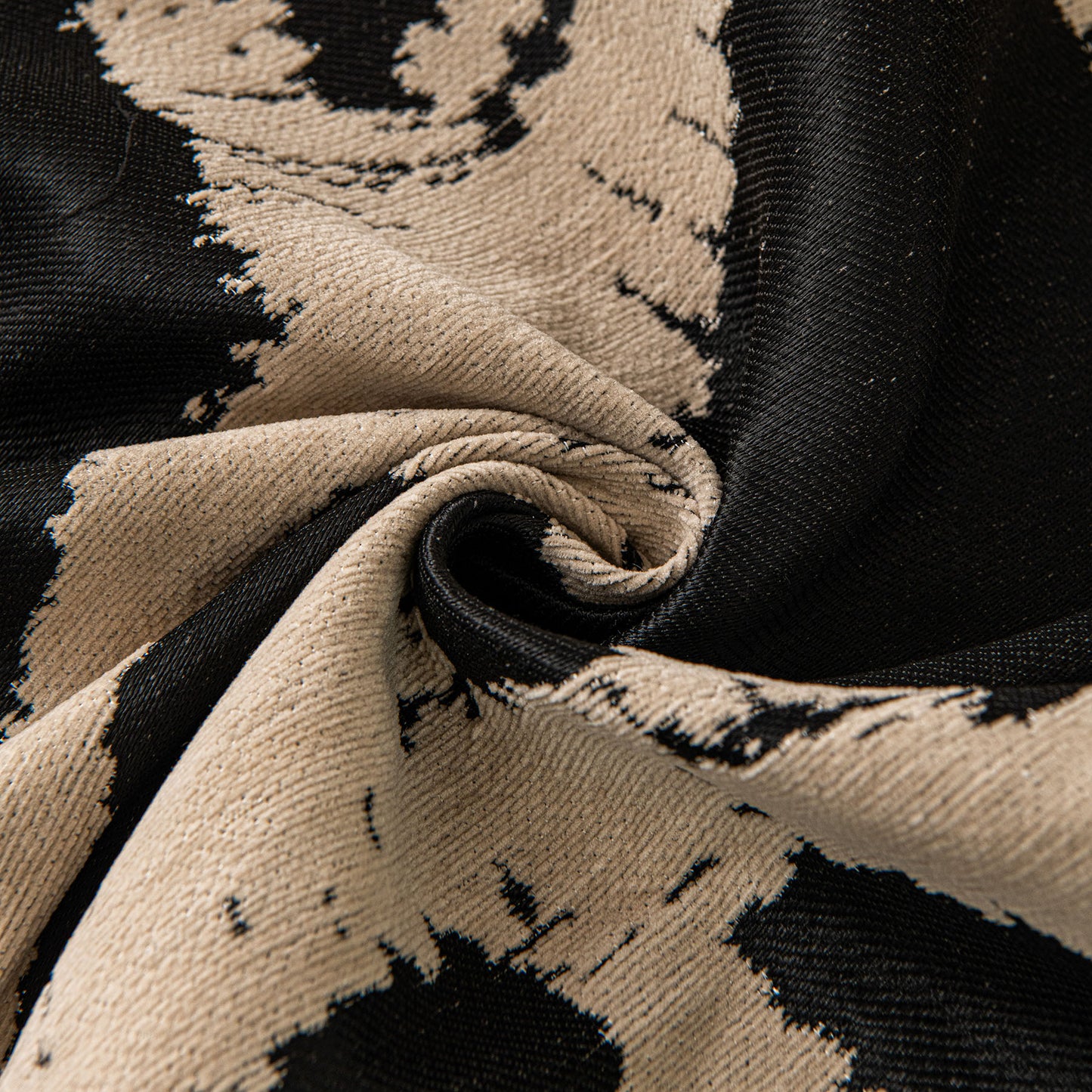 Modern Chenille Bold Abstract Pattern Sofa Cover, Artistic Decorative Furniture Cover
