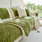 Luxury Plush Non-Slip Sofa Covers, Soft Fuzzy Embossed Sofa Topper & Seat Covers