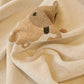 Cute Dog Pattern Chenille Sofa Throw Cover, Textured Woven Furniture Covers for Pets
