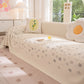 Cooling Ice Silk Sofa Cover Blanket, Floral Soft Silky Breathable Couch Throw Cover