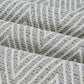 Modern Boho Chenille Herringbone Sofa Throw Cover, Geometric Couch Protector with Fringe