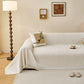 Textured Sofa Cover Blanket for Couch, Modern Decorative Furniture Protector Throw