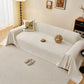 Textured Sofa Cover Blanket for Couch, Modern Decorative Furniture Protector Throw