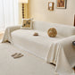 Textured Sofa Cover Blanket for Couch, Modern Decorative Furniture Protector Throw