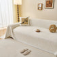 Textured Sofa Cover Blanket for Couch, Modern Decorative Furniture Protector Throw