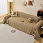 Textured Sofa Cover Blanket for Couch, Modern Decorative Furniture Protector Throw